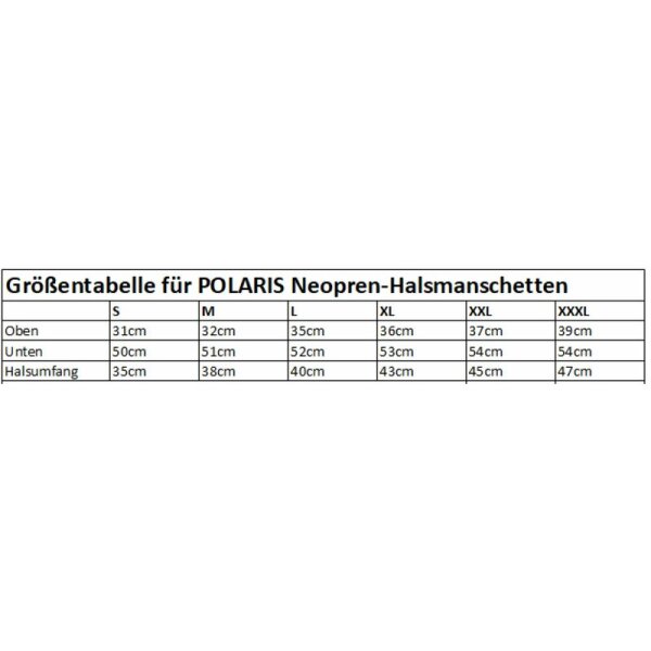 Neopren Halsmanschette,