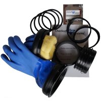 Checkup Dive Sytem Ring Set & Handschuhe Blue 85mm M FIX schwarz